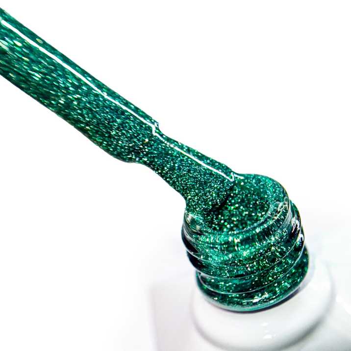 Lakier hybrydowy Molly Nails Flashing Lights 3 Poison Ivy HEMA/Di-HEMA Free 8g Nr 612