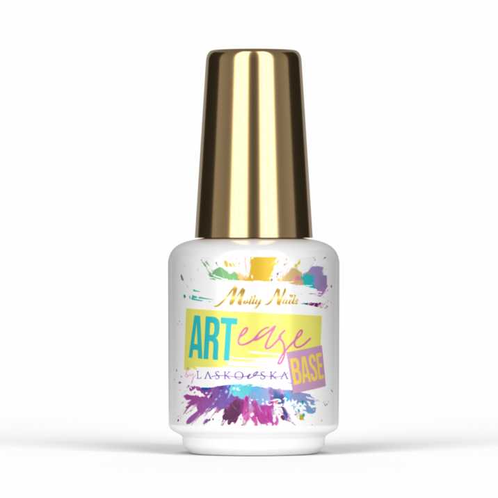 Baza ułatwiająca pracę ze zdobieniem Art Ease Base Molly Nails by Laskovska HEMA/Di-HEMA Free Clear 15g