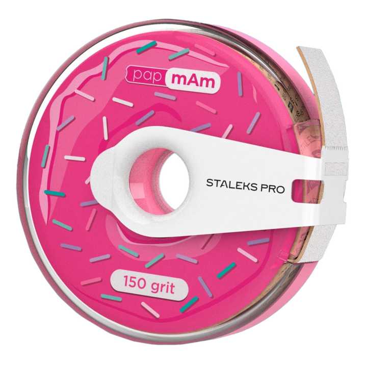 Rolka z taśmą ścierną do pilnika PapmAm Staleks Expert 150 grit 7m