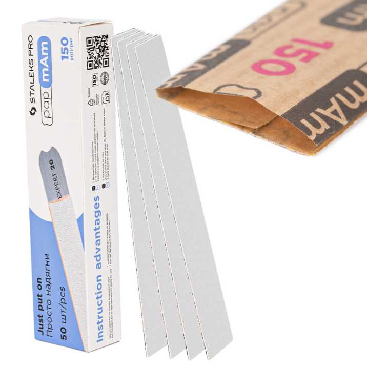 Wymienne pilniki PapmAm Staleks Expert 22 150 grit 50 szt