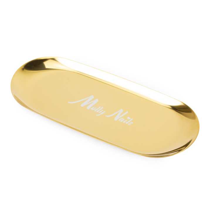 Metalowa tacka na narzędzia Molly Nails złota