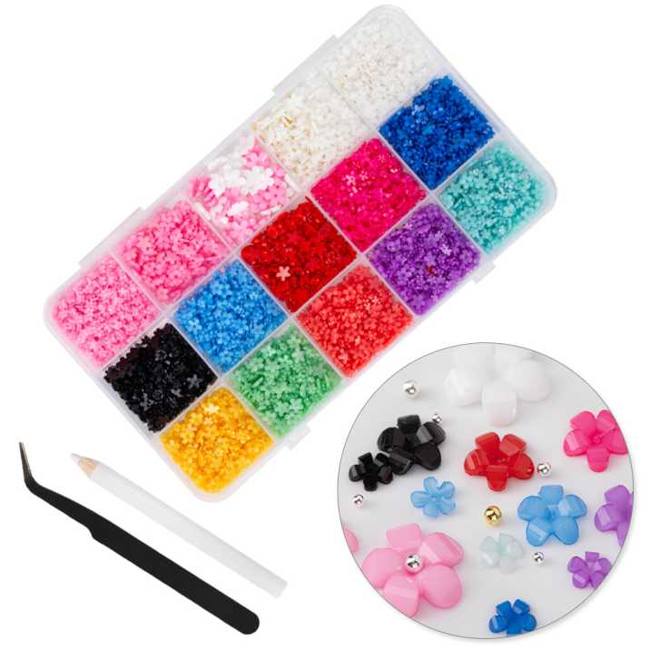 Kasetka z ozdobami kwiatki BKHZ-015