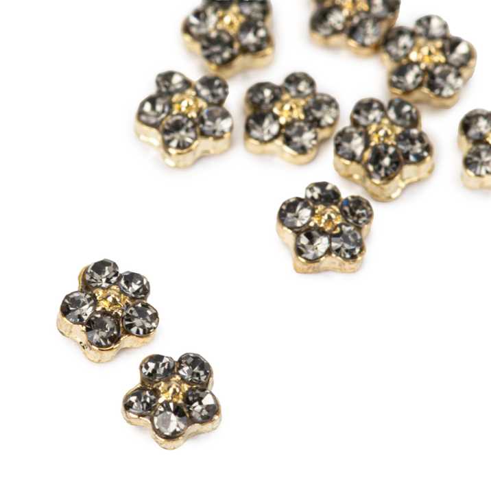 Ozdoby do paznokci kwiatki 3D Molly Nails K1121 10 szt