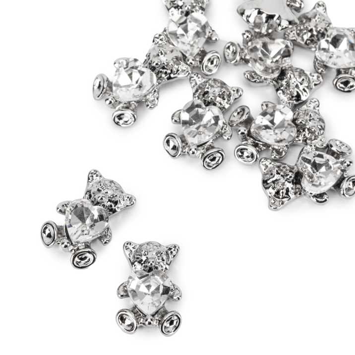 Ozdoby do paznokci misie 3D Molly Nails Nr 1 10 szt