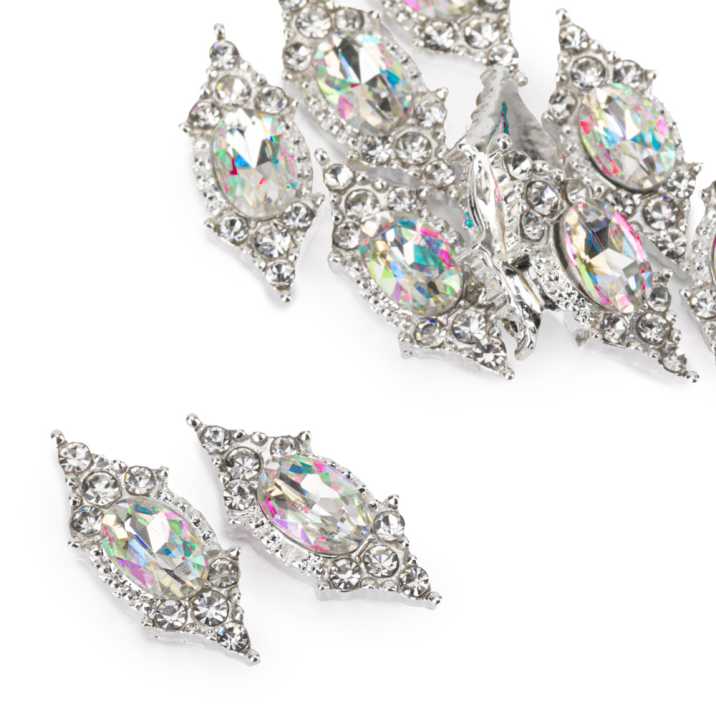 Ozdoby do paznokci kryształki 3D Molly Nails Nr 2 10 szt