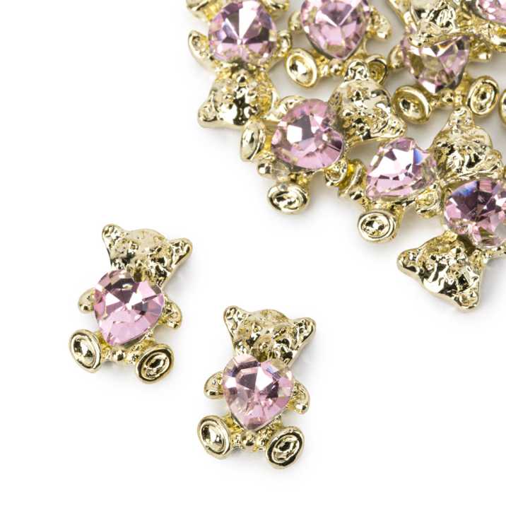 Ozdoby do paznokci misie 3D Molly Nails Nr 4 10 szt