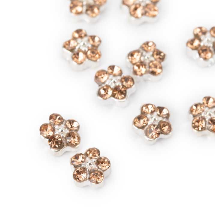 Ozdoby do paznokci kwiatki 3D Molly Nails K1125 10 szt