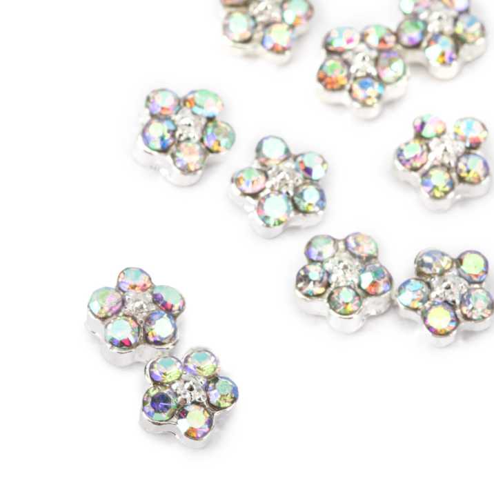 Ozdoby do paznokci kwiatki 3D Molly Nails K1124 10 szt