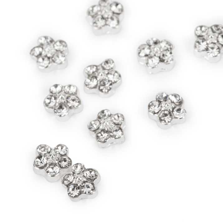 Ozdoby do paznokci kwiatki 3D Molly Nails K1122 10 szt