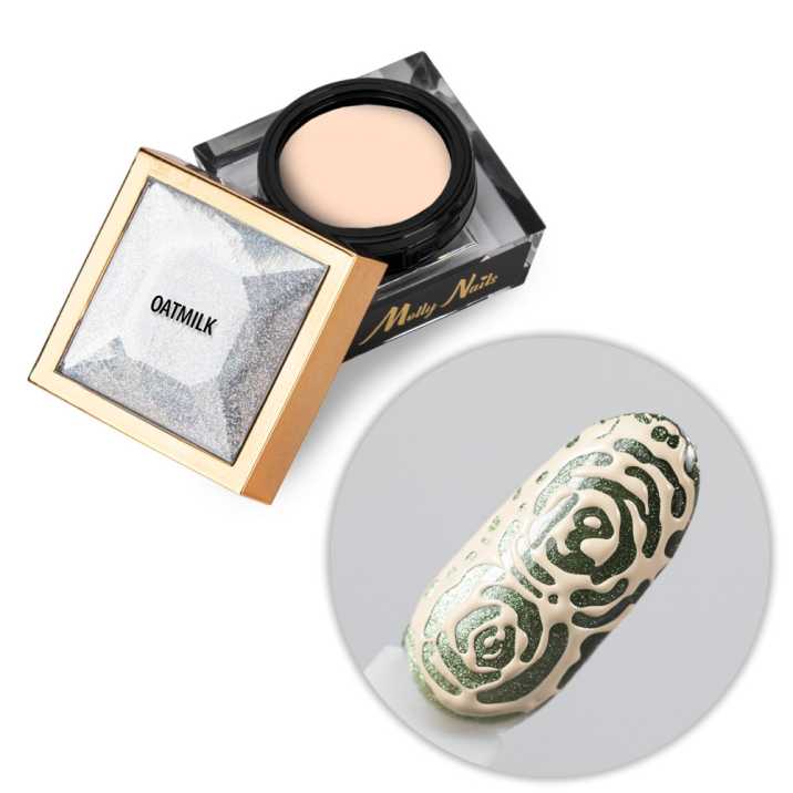 Creative Flow Color Gel - kreatywny NailArt żel do efektu topniejących wzorów Molly Nails Oatmilk HEMA/Di-HEMA free 5g