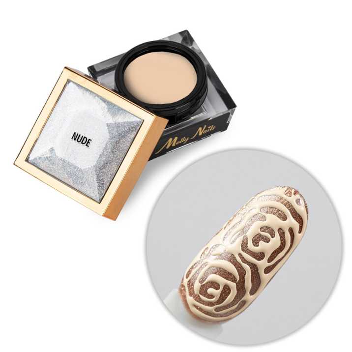 Creative Flow Color Gel - kreatywny NailArt żel do efektu topniejących wzorów Molly Nails Nude HEMA/Di-HEMA free 5g