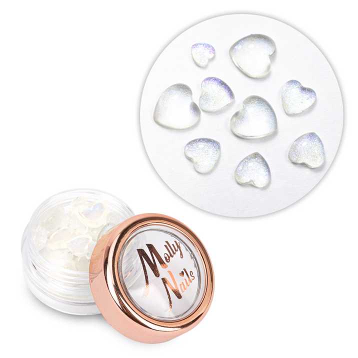 Ozdoba do paznokci serca 3D Molly Nails Nr 1
