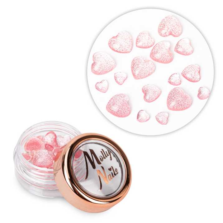 Ozdoba do paznokci serca 3D Molly Nails Nr 3