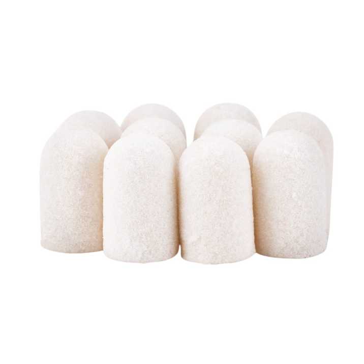 Kapturki do pedicure 7 mm gradacja 180 10 szt ABS Podo AlleMed Biały White